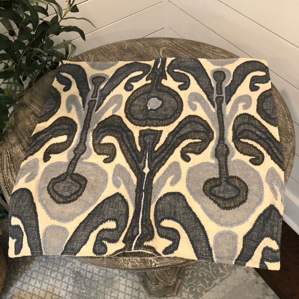 Pottery Barn Kenmare Ikat Pillow Cover